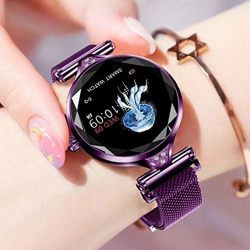 Newest Smart Watch for Women, Heart Rate Blood Pressure Fitness Tracker Best Women Gifts for Birthday Christmas Girl Blue-Tooth Smart Wristband Compatible for iPhone Android