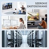 ANLINK Kabel Ethernet Cat6, 30,5 m, 30 m, czarny - RJ45, LAN, 24AWG UTP CAT 6, sieciowy, krosowy, kabel internetowy - (100 m, czarny)