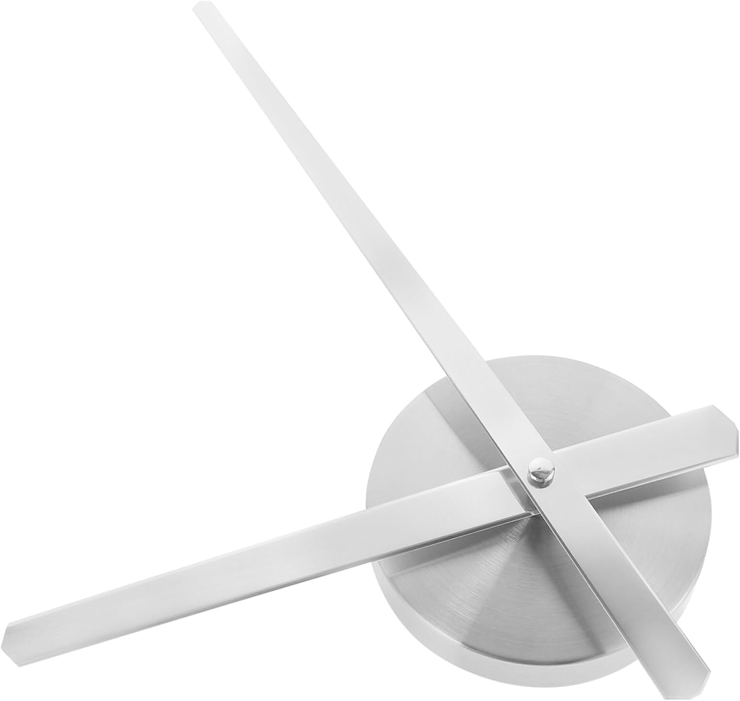 HOMSFOU DIY Wall Clock Kit - Silent Clock Mechanism with Metal Dial and Hands for Home Decor and Photo Wall Projects