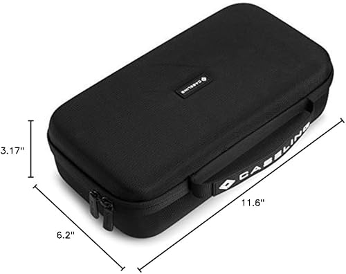 Miniatura 4 de caseling Funda rígida de 11.6 x 6.2 x 3.17 pulgadas - Para walkie talkie GMRS de 2 vías - Soporte de carcasa rígida de protección EVA para