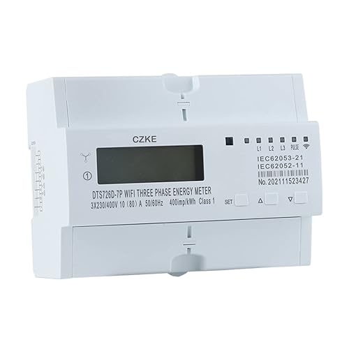 Miniatura 6 de EKINS Single Phase 220V 5060Hz 65A Din Rail WiFi Smart Energy Meter Timer Monitor KWh Meter Wattmeter (Color  DDS226D 7P WiFi 80A)
