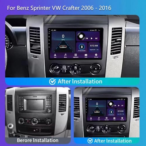 Traceur GPS Voiture pour Mercedes Sprinter Radio Android Sans Fil - 2