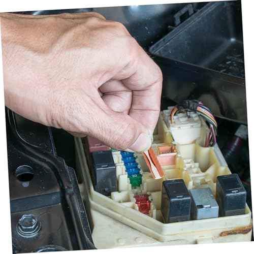 Kit de fusibles para automóvil Cabilock, 200 piezas, fusibles automotrices europeos orientales, caja organizadora resistente para accesorios para RV y protección de circuitos automotrices miniatura 4
