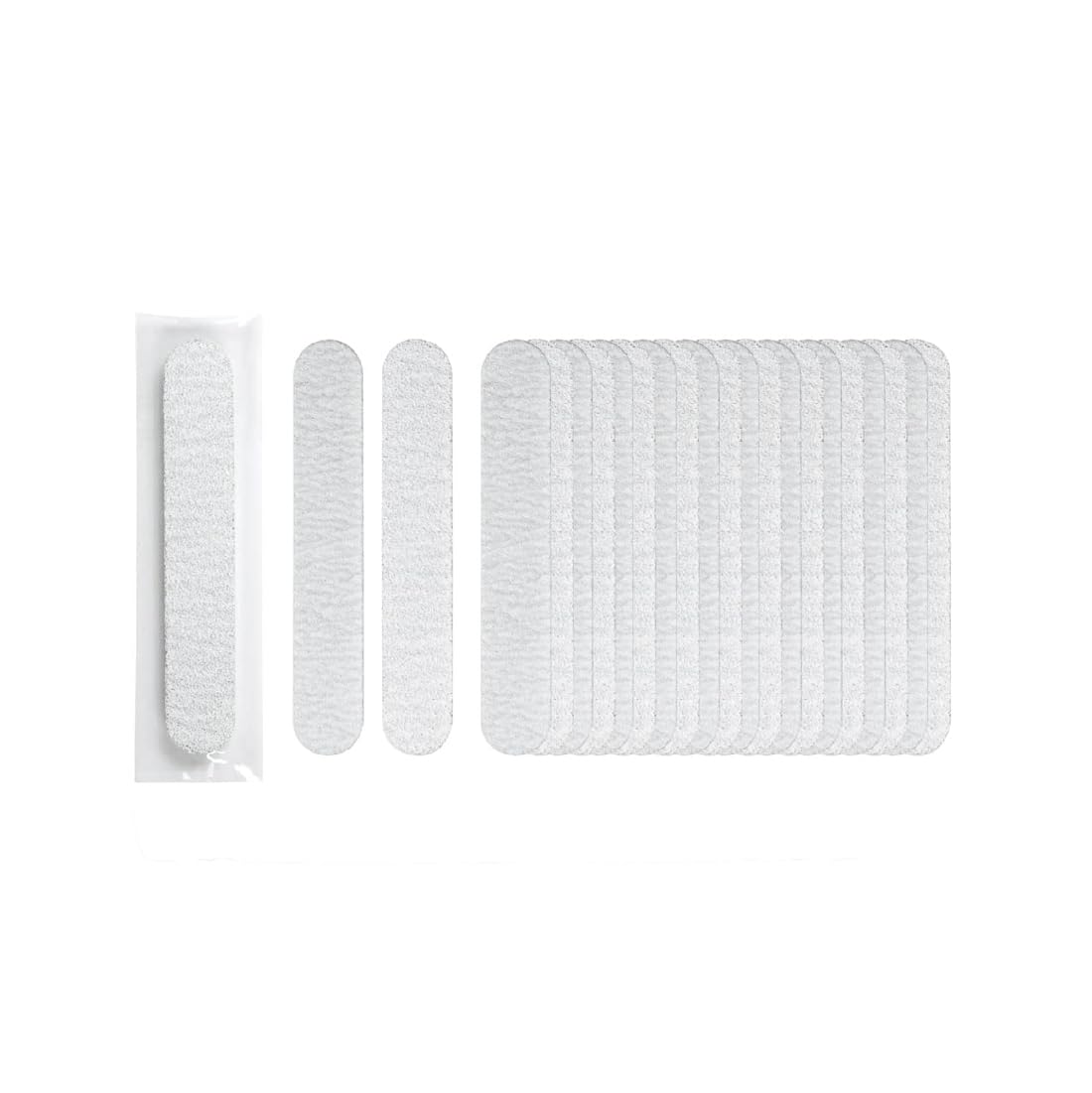 ForPro - Mini cartoncino in schiuma, grana 100/180, grana 100/180, confezionate singolarmente, 8,9 x 12,7 cm, 50 pezzi