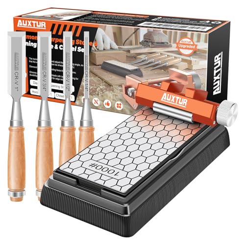 AUXTUR Sharpening Stone with Honing Guide