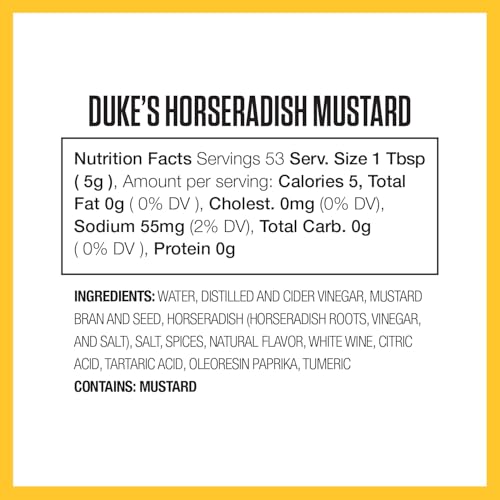 Duke\'s Horseradish Mustard, 9.5 Ounce (Pack of 1) - Thumbnail 2
