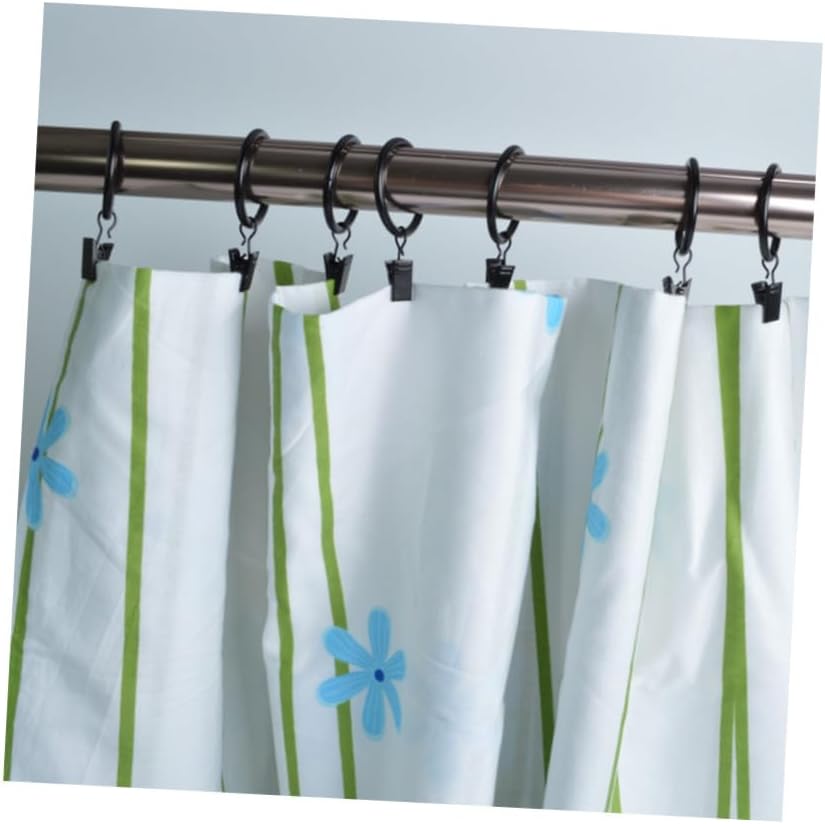 Iron Curtain Ring Curtain Ring Clips Rustproof Drapery Hooks Small Clips for