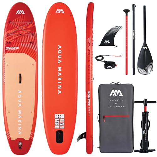 Aqua Marina Monster 3 6 m rundum aufblasbares Stand-Up-Paddleboard-Paket