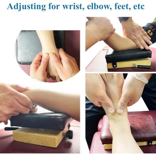 Tablero de ajuste quiropráctico, tablero de descenso para extremidades, fuerza de compresión ajustable, altura de descenso: 8 cm, alivia el dolor en hombro, codo, rodilla, tobillo y muñeca miniatura 4