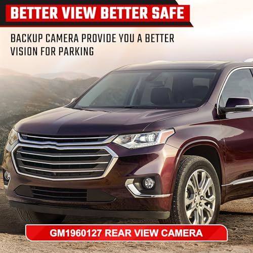Image of 22900993 Backup Camera Rear View Camera,Fit for GM Chevy Traverse 2013-2017 Parking Park Assist Camera Replaces #23135306, GM1960127