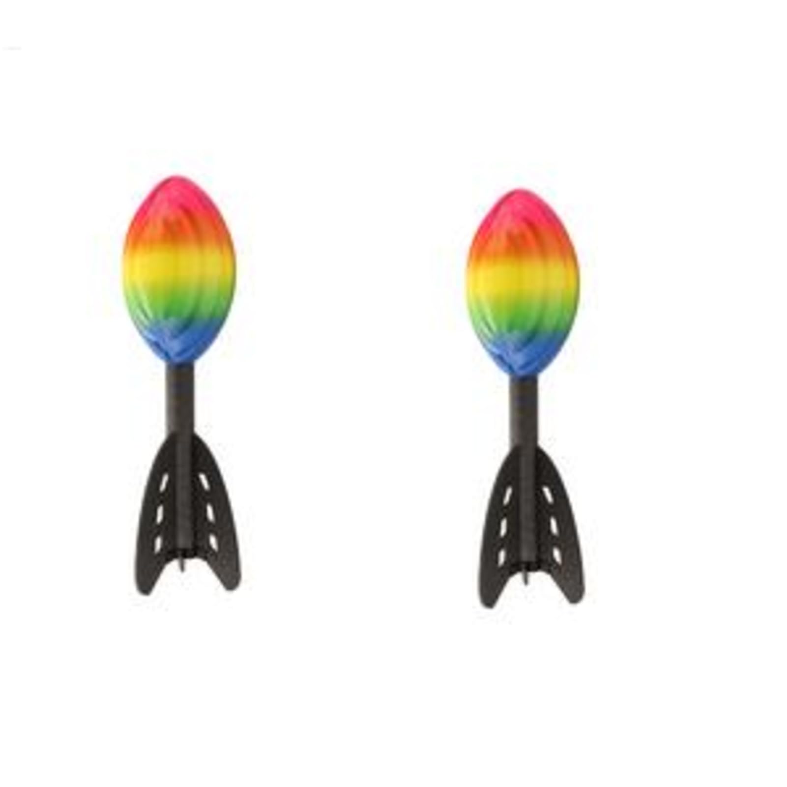 2PCS Whistling Foam Football Toy - Aero Howling Long Distance Toy, PU Aerodynamictorpedo Long Distance, 28x18cm Aero Rocket Throwing Toys For Garden Games, Athletics Practice & Outdoor Sports