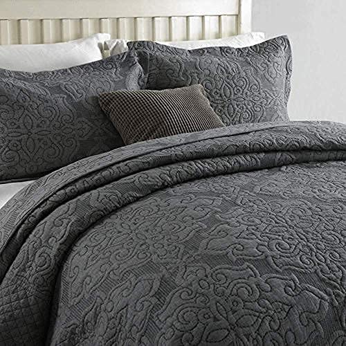 Juego De Colcha Acolchada Para Cama Doble Tamaño King, Edredón De