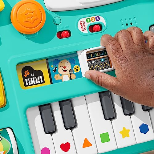Image of Fisher-Price Laugh & Learn Mix & Learn DJ Table Toy, German