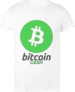 Naklejka Bitcoin Cash Biała Koszulka Damska Basic Z Bawełny Cotton White Women's T-Shirt