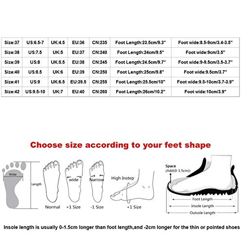 ZYAPCNGN Sandals for Women Fashion Women\'s Casual Shoes Breathable Indoor Outdoor Leisure Slippers Wedge Sandals Black - Thumbnail 4