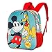 Produktbild Disney Micky Maus Best-Kleiner 3D Rucksack, Grün, 26 x 31 cm, Kapazität 8,5 L