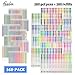 feela 360 Colors Gel Pens Set 180 Unique Gel Pen Plus 180 Refills for Adult Coloring Books Drawing