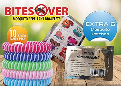 Bitesover Mosquito Repellent Bracelet By Bitesover, 10, 1 count (Pack of 10) - Image 5
