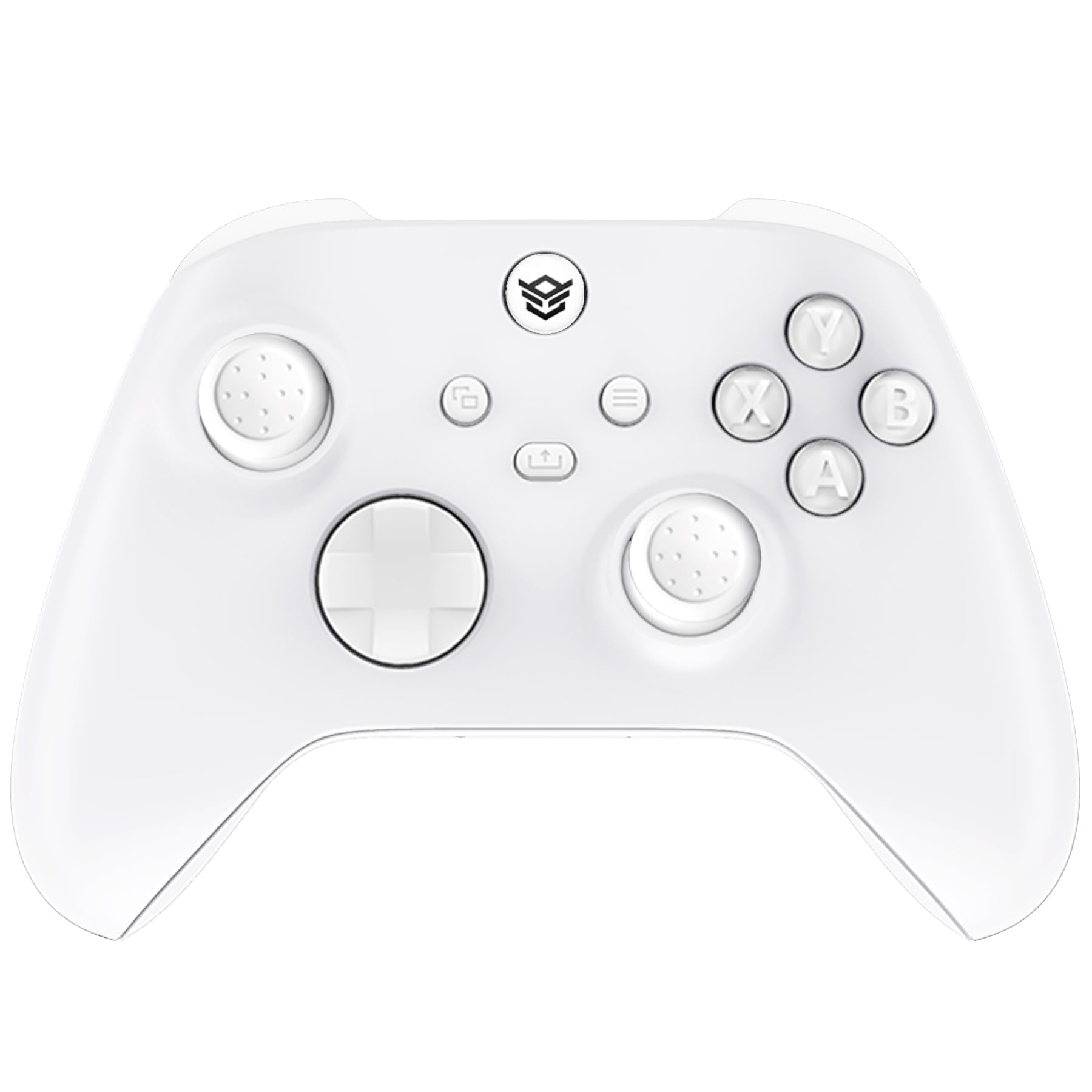 HEXGAMING ADVANCE Wireless Elite Controller per Xbox Series X & S, per Xbox One e per Windows 7/8/10-4 Remappable Back Paddles - Trigger Capelli - Manopole intercambiabili - Bianco etichettato