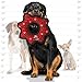 TUFFY- World's Tuffest Soft Dog Toy- Ultimate Gear Ring - Red Paw-Squeakers - Multiple Layers. Made Durable, Strong & Tough.Interactive Play (Tug,Toss & Fetch).Machine Washable & Floats.