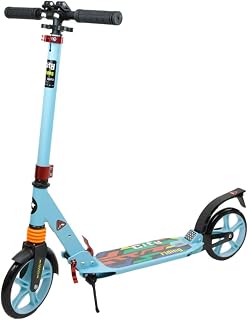 Wheels City Scooter Scooter for Kids Ages 12+,Kick Scooters for Adult Teen Girl Boy Children,3 Adjustable Height,200mm Wheel,Dual Suspension System,Wide Deck Pedal,Adults Scooter with Foldable Handleb