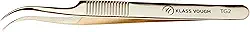 Pinça Para Alongamento De Cílios Ponta Curva TG02 - Klass Vough