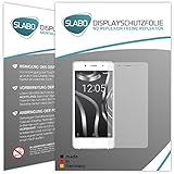 Slabo 2 x Bildschirmfolie für BQ Aquaris X5 Plus Bildschirmschutzfolie Zubehör No Reflexion MATT - Made IN Germany