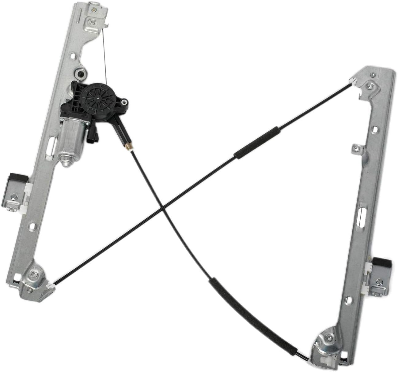 Front Right Passenger Side Power Window Regulator with Motor Assembly - Compatible with Cadillac Chevy GMC Escalade EXT/ESV Suburban Avalanche Tahoe Yukon XL Silverado Sierra Crew Cab - 741-645