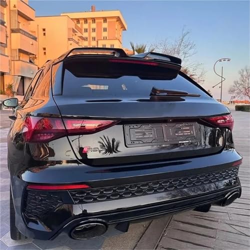 Becquet de coffre arrière Audi A3 S3 RS3 8Y Sportback 2021-2024 spoiler toit noir