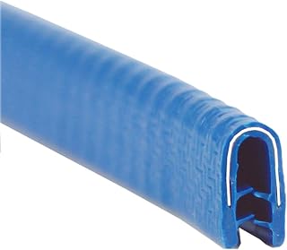 MYXJX Cinta de Goma, Tira de Sellado de Goma en U, Tira de Borde de Sellado en Forma de U de 6.56 pies for Puertas de automóviles, Camiones y Aplicaciones domésticas(BLU,15mm x 8mm)