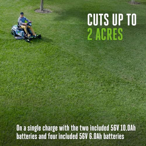 Image of EGO Power+ Z6 e-Steer Zero Turn Electric Riding Lawn Mower, 42 inch - ZT4215S