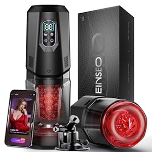 EINSEO Male Sex Toys for Men – AI Sync Male Masturbator...