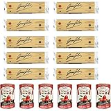 10x Garofalo Spaghetti Hartweizen Italian Pasta 500g + Italian Gourmet 100% italienische geschälte Tomaten dosen 6x 400g