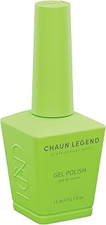 Chaun Legend UV Gel Nail Polish, 0.5 Ounce Long Lasting Salon Quality, Bubble Free Professional Manicures, Quick Dry, High Shine, Astro Turf LG5056 (neon green)