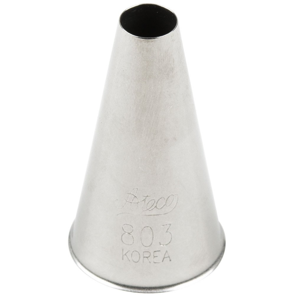 # 803 - Plain Pastry Tip .31'' Opening Diameter- Stainless Steel