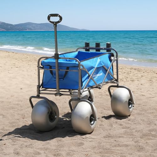 13-inch Balloon Wheel Cart for Sand