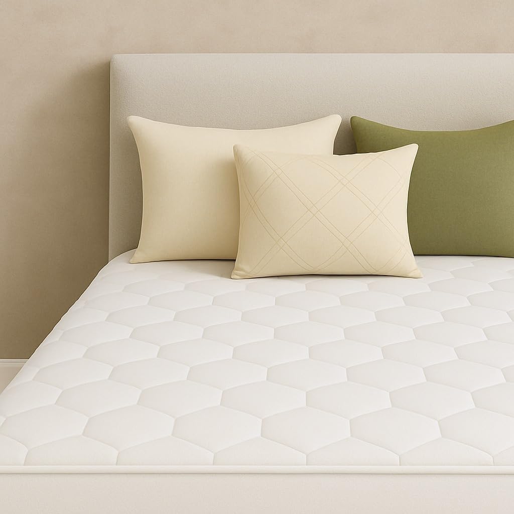 King Size Mattress Protector – Extra Deep 30cm Fitted Skirt, Breathable & Anti-Allergy M...