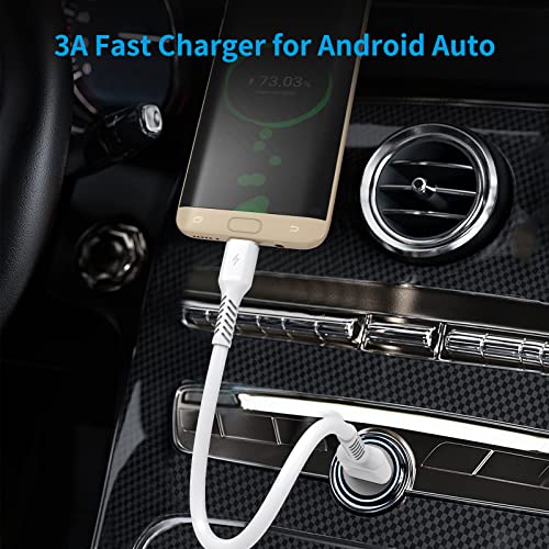 Short Micro USB Cable 1ft, 5 Pack Android Micro USB Cable Standard 2.0 USB A to Micro Charger Cord Micro B Android Charging Cable for Samsung Galaxy S7 J7 HTC LG Kindle and Charging Station by ULIFTUS - Image 5