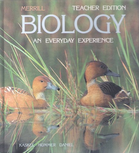 Merrill Biology: An Everyday Experience, Teache... 0675061210 Book Cover
