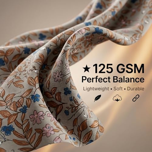 Image of Mafatlal 125 GSM Merino Double Bedsheet with Pillow Covers | 90 x 100 Inches | Soft, Breathable & Lightweight | Beige | 3 Piece Set