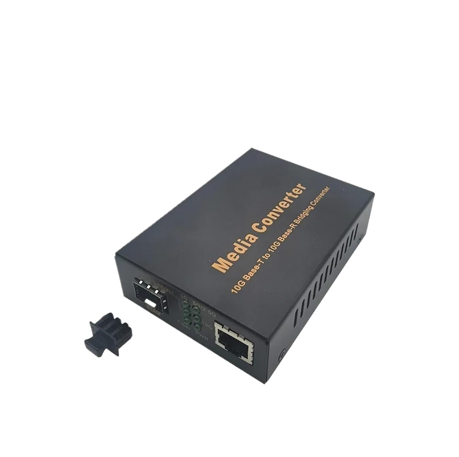 1.25G/2.5G/10G Optical Media Converter RJ45 Transceiver Ethernet Switch Fiber SFP+ Slot Without Power Supply