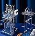 Stainless Steel Flatware Organizer, Utensil Holder for Forks, Spoons, Knives, Special Spiral Rack 24 Piece Set , Without Tableware
