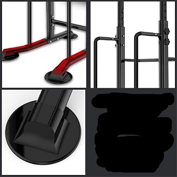 Adjustable Power Tower Dip Station Pull Up Bar Push Up Workout Abdominal Exercise Home Gym Tower For Indoor Training Body Workout Dip Station Bars Parallel Stand,