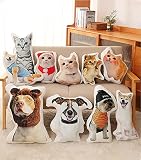 DamnGud Custom Photo Pillow, Personalized Shaped Pillow,Personalized Face Pillow for Christmas, Than