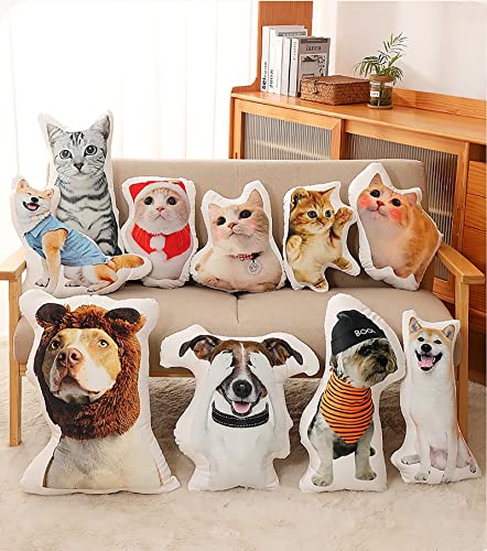 Damngud Custom Photo Pillow, Personalized Shaped Pillow,Personalized Face Pillow For Christmas, Thanksgiving, Valentine's Day, Halloween - Memorial Gift Bed Sofa Home Decor(12"X12") #TOP8