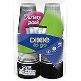 Dixie, to Go Coffee Cups and Lids, 12 Ounce, 26 Count