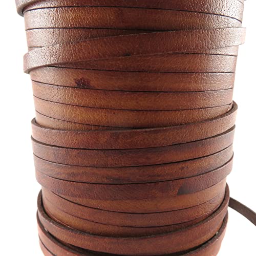 Esnado Cinturino in pelle piatta 5 mm x 1,5 mm