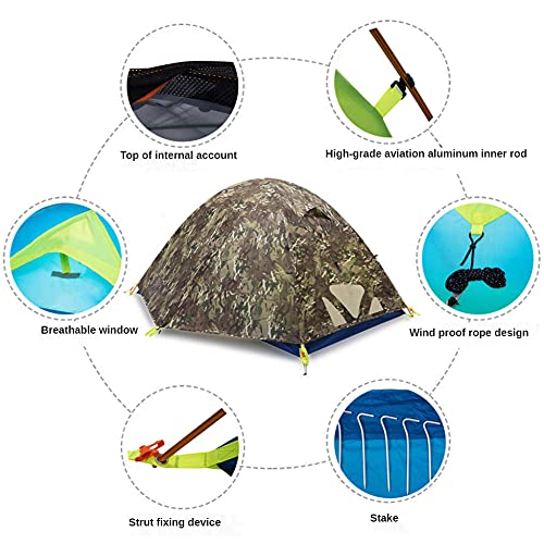 Carpa ultraligera impermeable para 2 personas miniatura 4