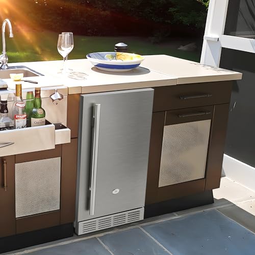 cureder 15 Inch Outdoor Refrigerator