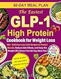 The Easiest GLP-1 High Protein Cookbook for Weight Loss: 100+ Delicious Low Carb Recipes to Protect Muscle, Reduce Side Effects, and Keep the Weight Off | Stress-Free 60-Day Meal Plan